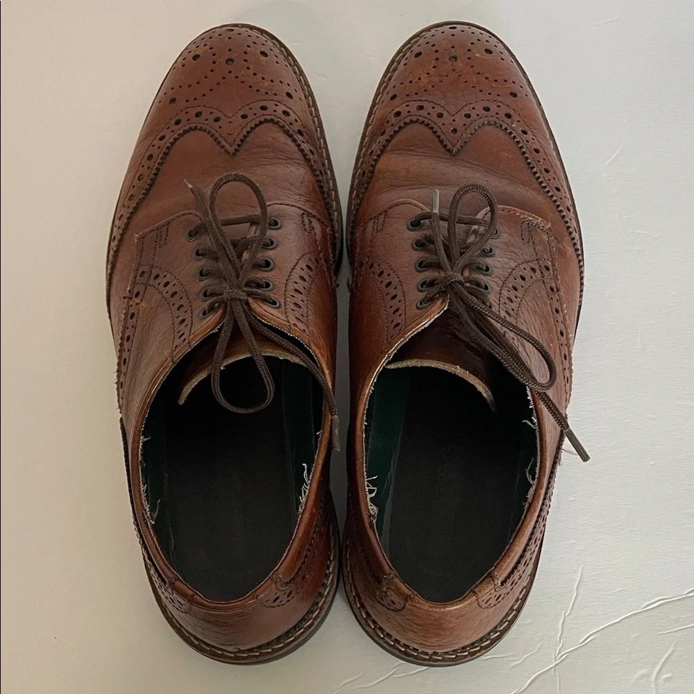 Dexter Classic Brown Leather lace up Brogue Shoes men’s size 9